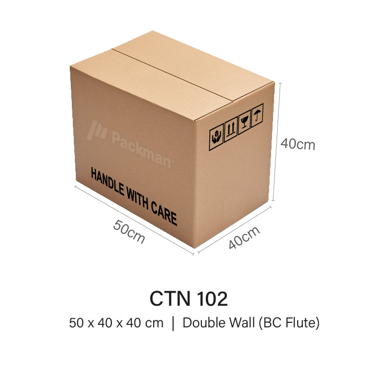 CTN 102 - 50 x 40 x 40cm-Mover Box (3pcs)