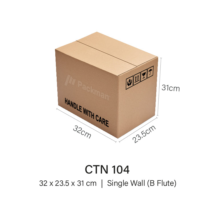 CTN 104 - 32 x 23.5 x 31cm  (3pcs)