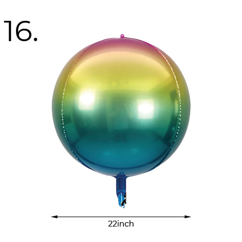 Chrome Round Foil Balloon