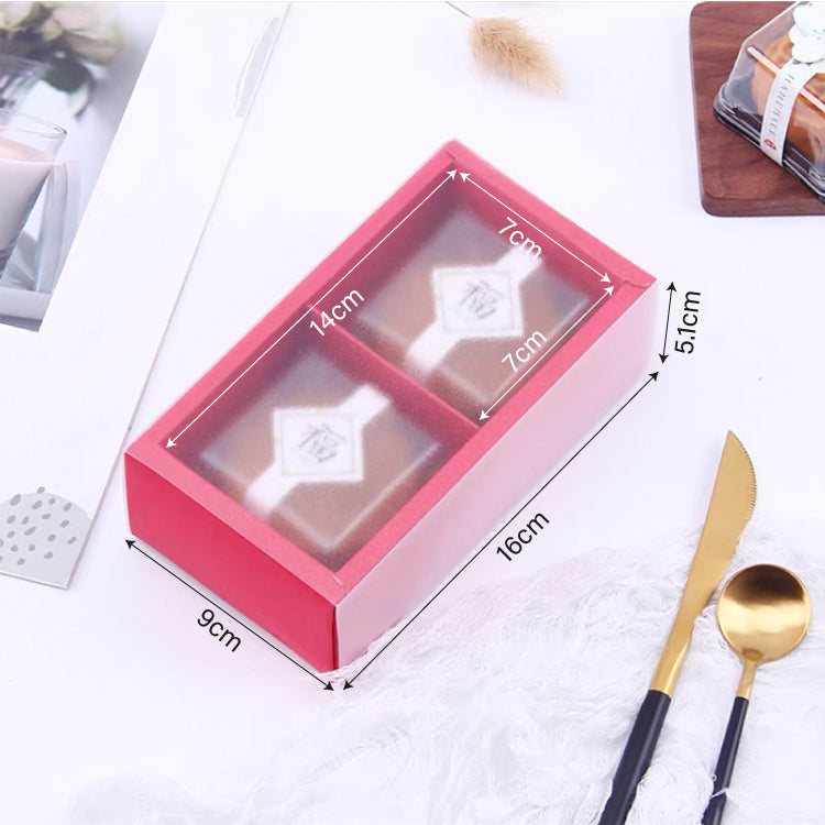 Red Mooncake Kraft Cavity Box