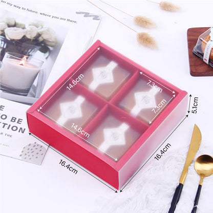 Red Mooncake Kraft Cavity Box
