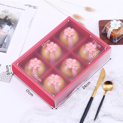 Red Mooncake Kraft Cavity Box