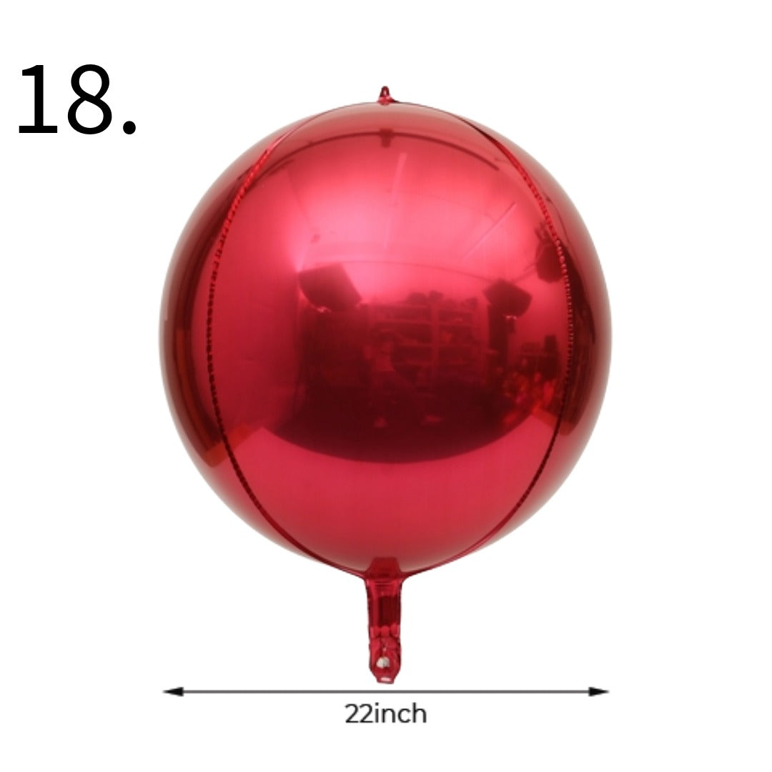 Chrome Round Foil Balloon