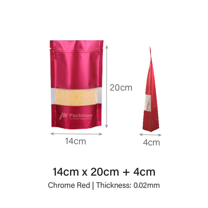 Red Standing Pouch