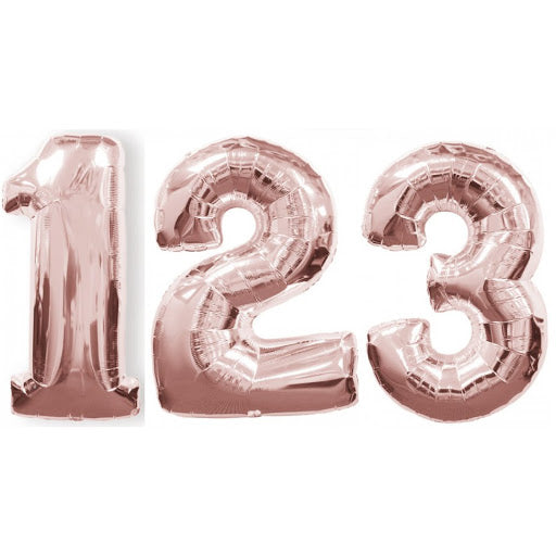 Rose Gold Foil Number Balloon