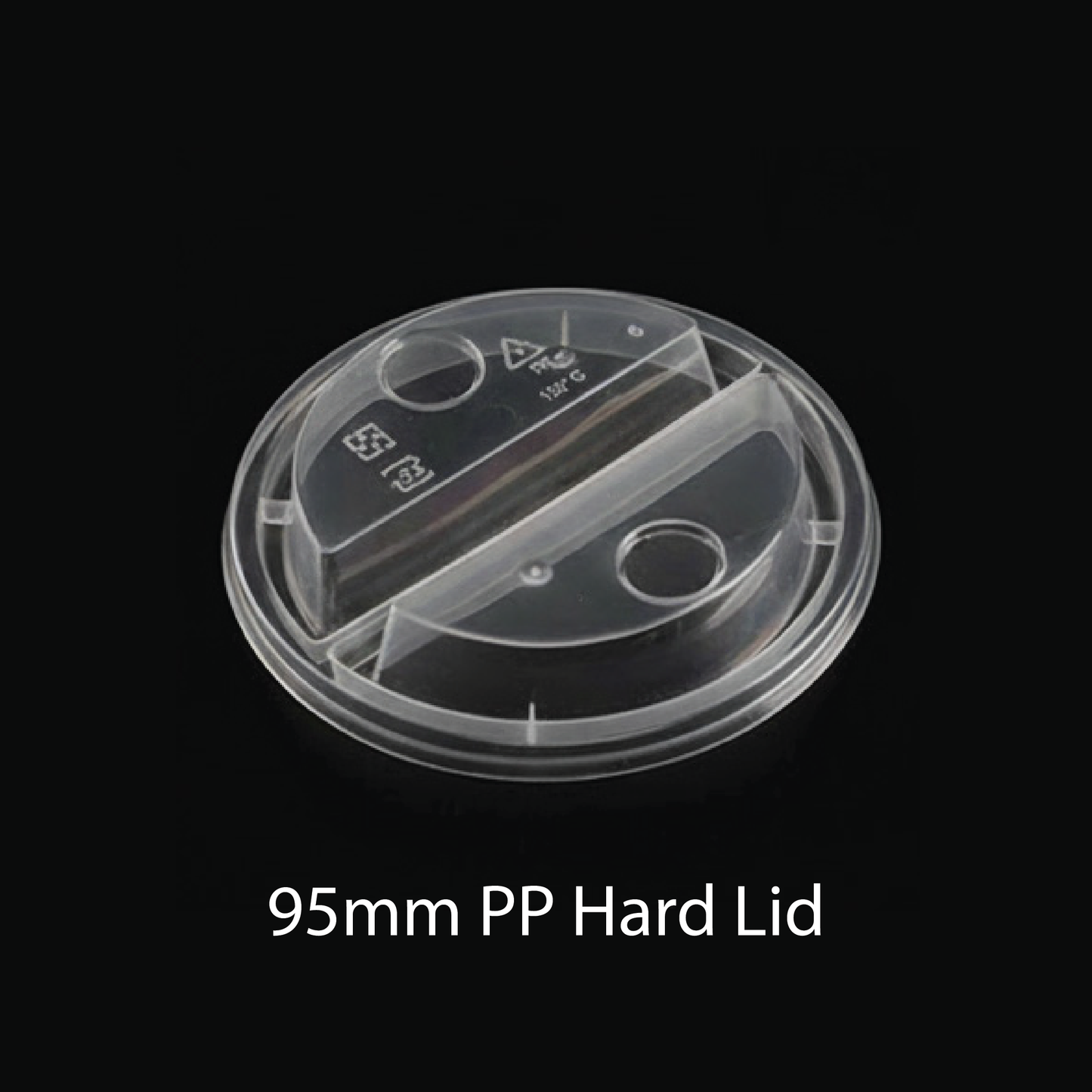 98mm Split PP Hard Cup With LID Set - 24oz (20 pcs)