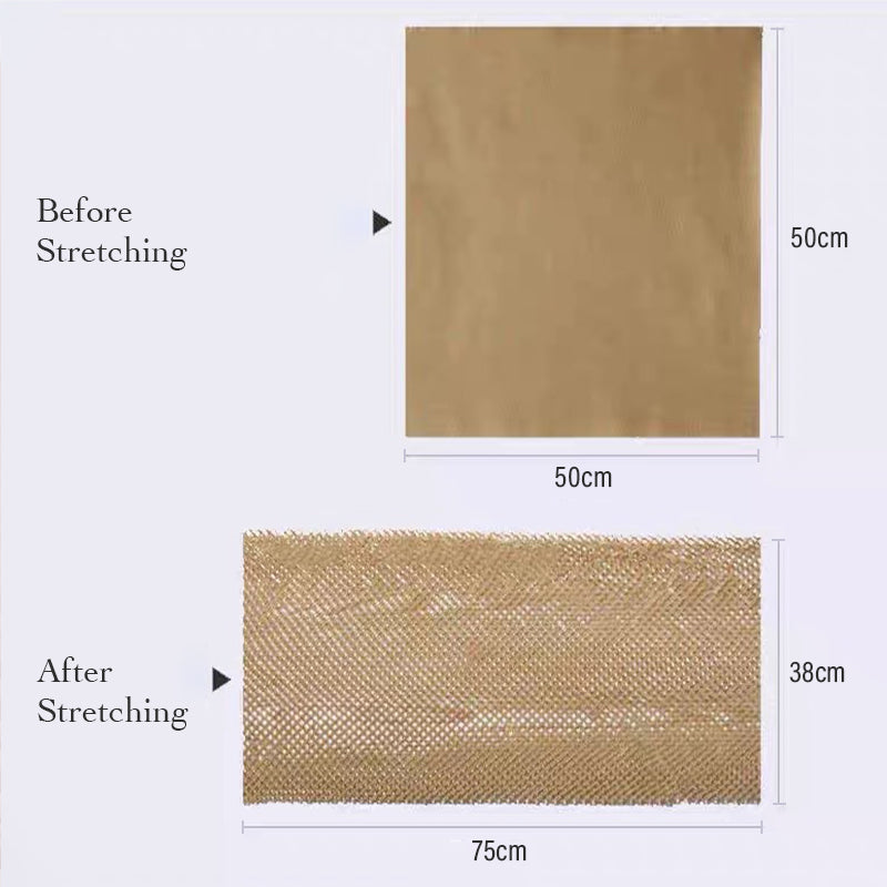 50x50cm Brown Honeycomb Paper Wrap