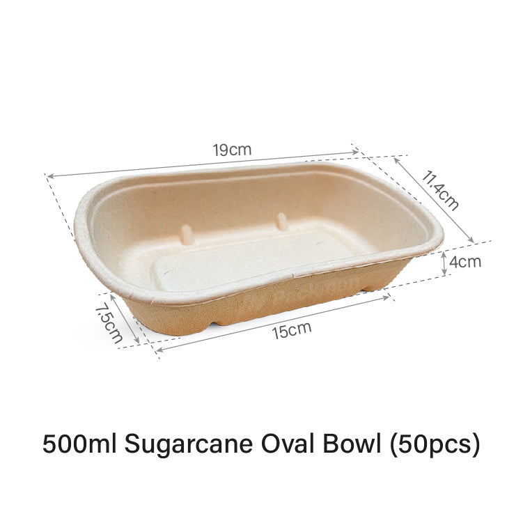 Sugarcane Oval Bowl