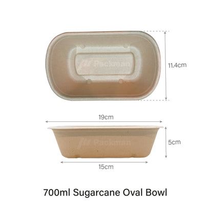 Sugarcane Oval Bowl