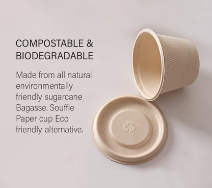Sugarcane Sauce Cup with Lid