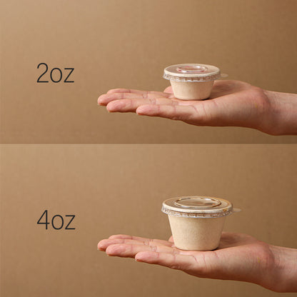 Sugarcane Sauce Cup with Lid