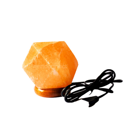 USB Table size Himalayan salt lamp (Diamond)