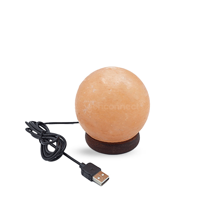 USB Table size Himalayan salt lamp (Sphere)