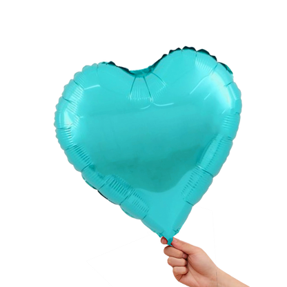 Turquoise Blue Heart Shaped Balloon