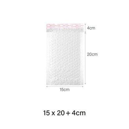 White Bubble Poly Mailer