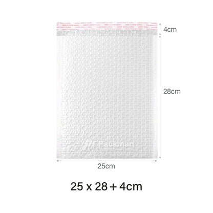 White Bubble Poly Mailer
