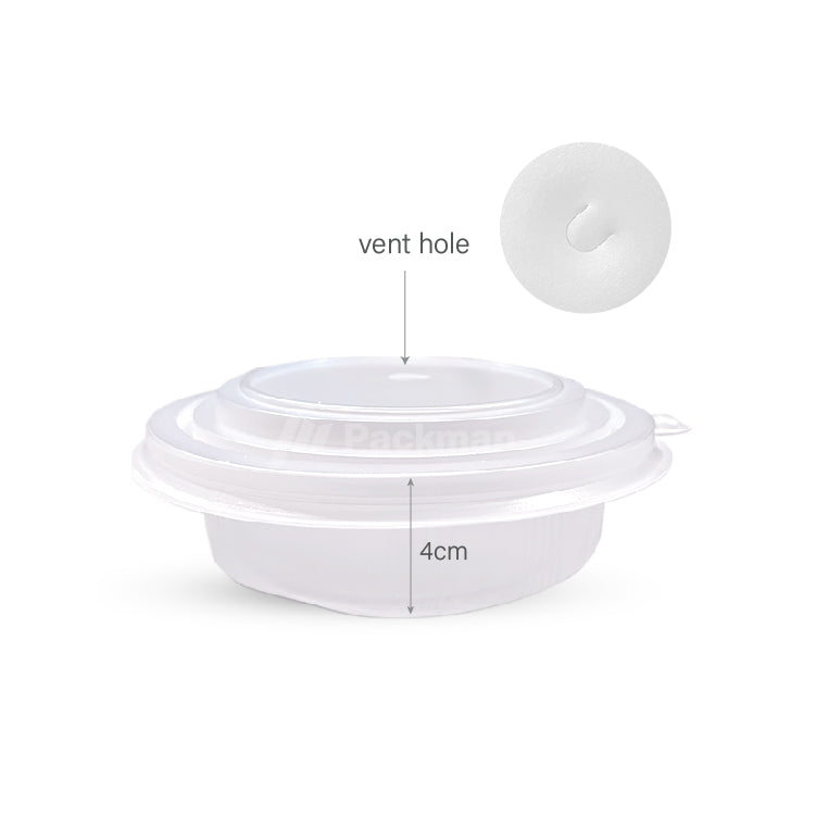 White Double-Coated Kraft Bowl