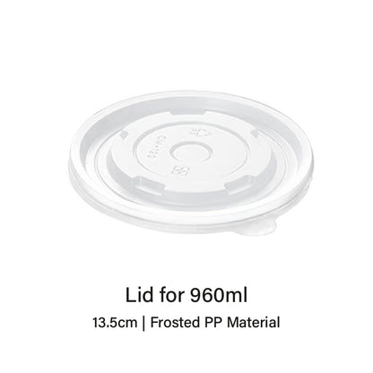 White Double-Coated Kraft Bowl 
