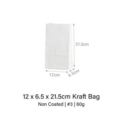 Brown / White Kraft Bag