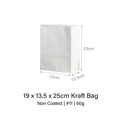 Brown / White Kraft Bag