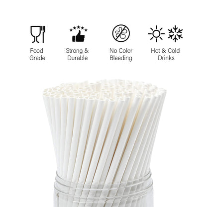 White Paper Straw