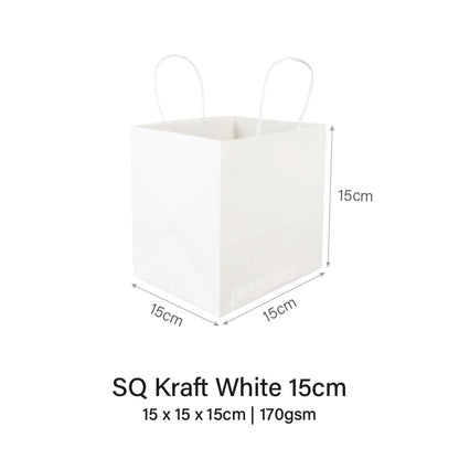 White Square Paper Bag
