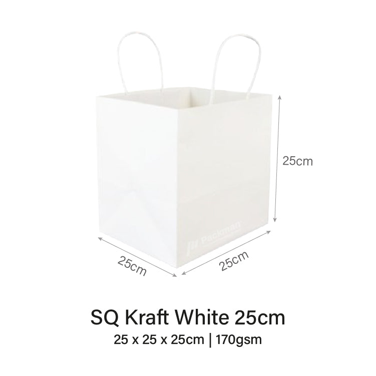 White Square Paper Bag