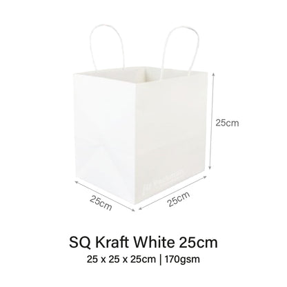 White Square Paper Bag