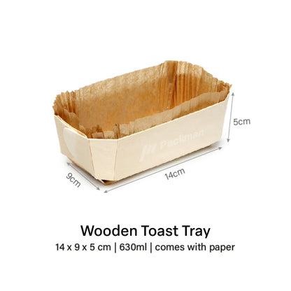 Wooden Toast Tray