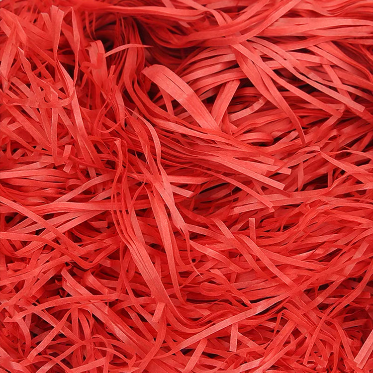 CNY Red Raffia Shredded Paper – Genconnect