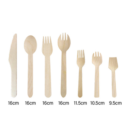 Mini Wooden Fork (100pcs)