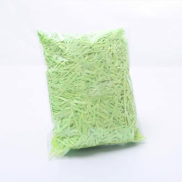Lime Green Raffia Shredded Paper