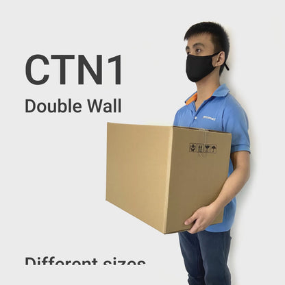 CTN 4 - 35 x 19 x 23cm - Single Wall (3pcs)