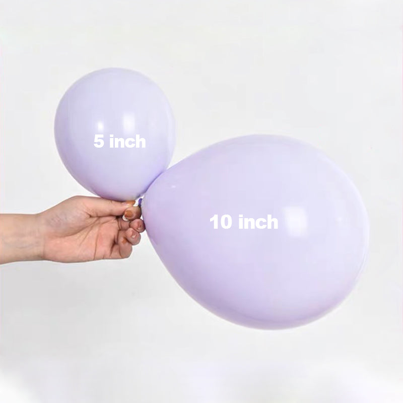 White Macaron Balloon (10pcs)