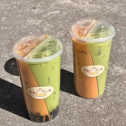 98mm Split PP Hard Cup With LID Set - 24oz (20 pcs)