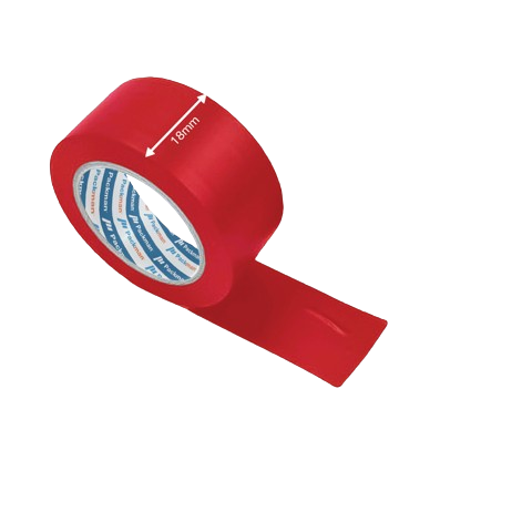 18mm x 10m RED Electrical Tape (6 Rolls)