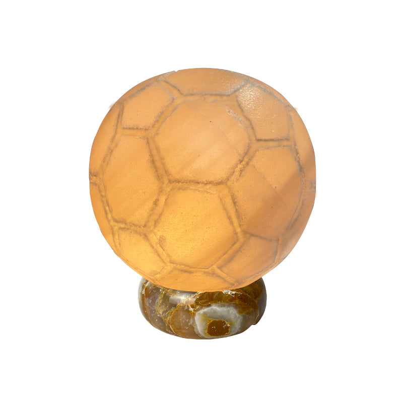 Football Salt Lamp (White)