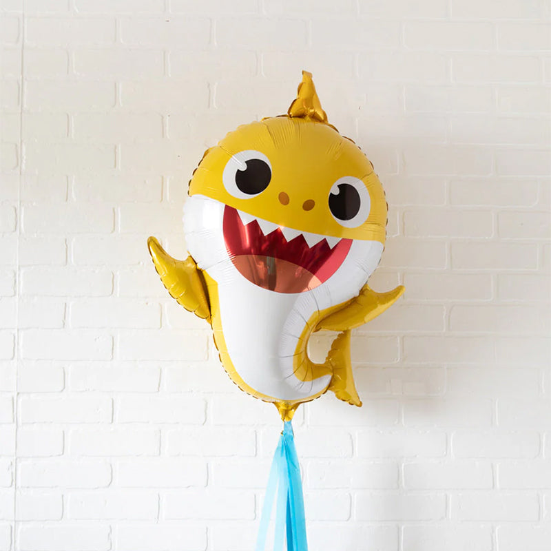 Yellow Baby Shark Foil Balloon (26inch)