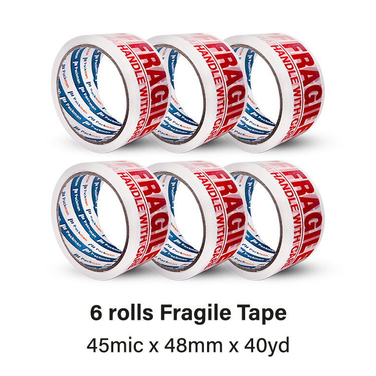 48mm x40yd Fragile Tape