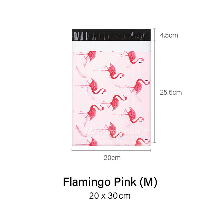 Flamingo Pink Poly Mailer