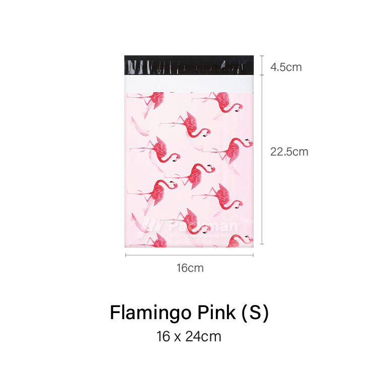 Flamingo Pink Poly Mailer