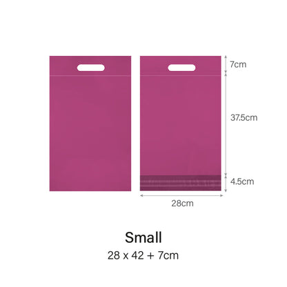 Purple Polymailer with Handle