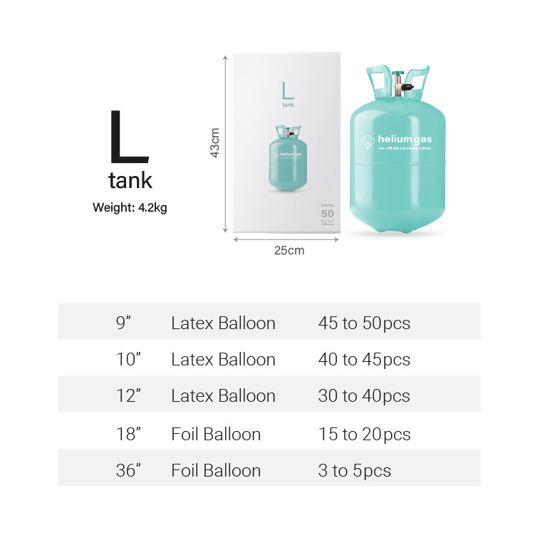 Helium Gas Tank