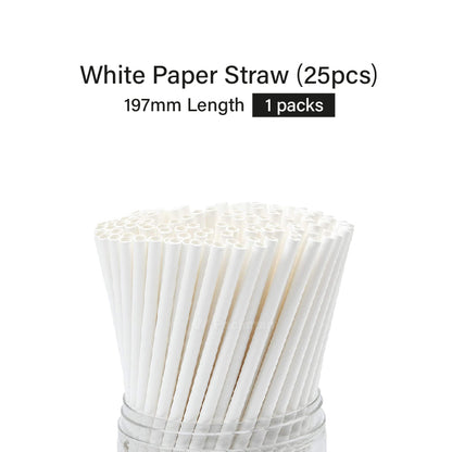 White Paper Straw