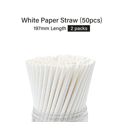 White Paper Straw