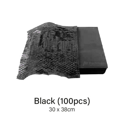 30x38cm Black Honeycomb Paper Wrap