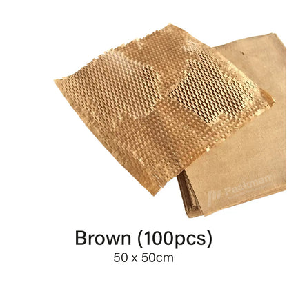 50x50cm Brown Honeycomb Paper Wrap