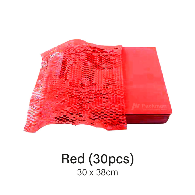 30x38cm Red Honeycomb Paper Wrap