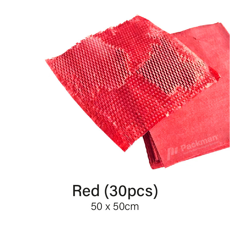 50x50cm Red Honeycomb Paper Wrap