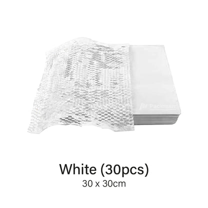 30x30cm White Honeycomb Paper Wrap